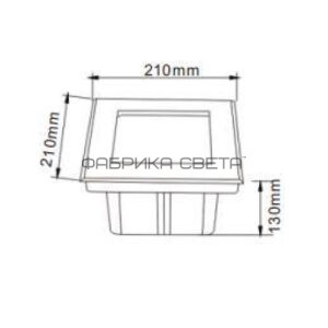 Грунтовый светодиодный светильник FS-ASG-18-24